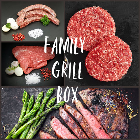 Family Grill Box – Angus Burgers & Flat Iron Steak - Gourmet Experts Ltd